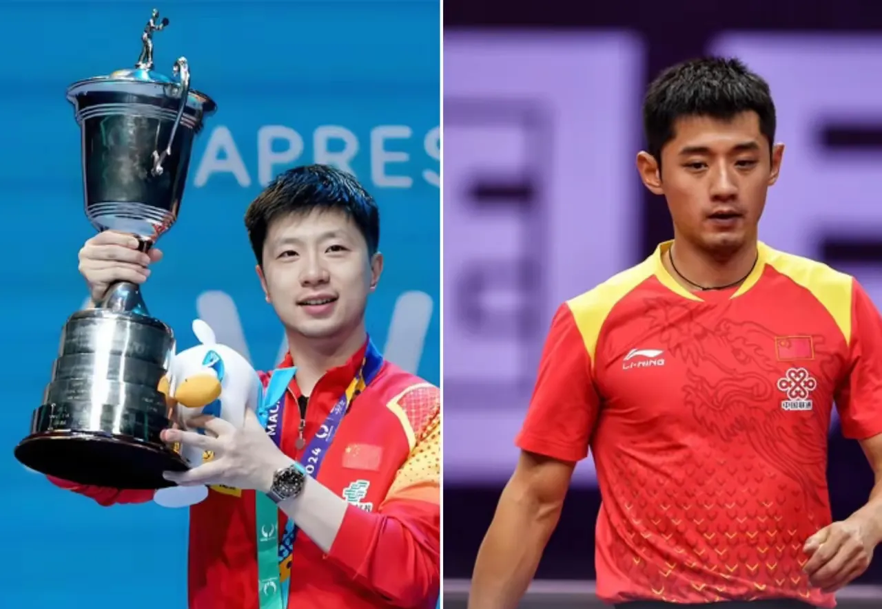 关于中国乒乓球队力克英国乒乓球队，张继科爆发神勇的信息