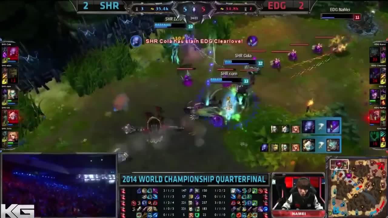 NS险胜SHR，Uzi制霸全场